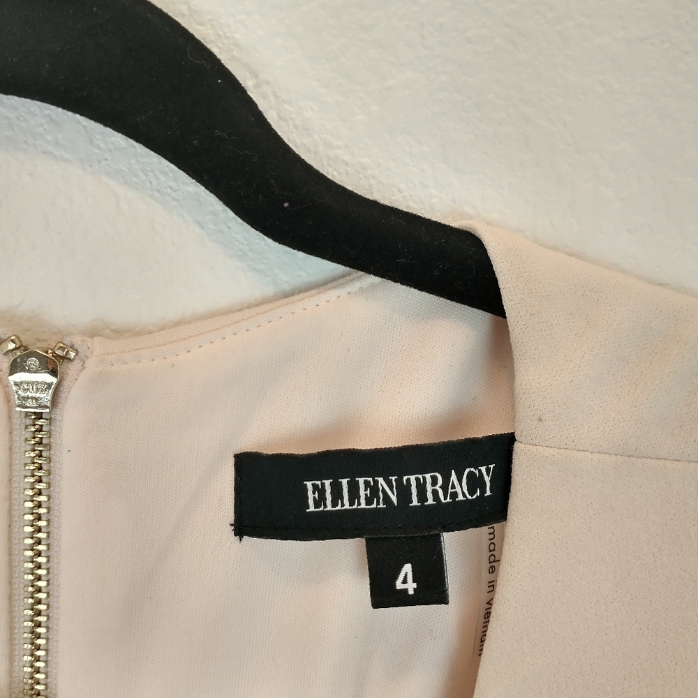 Ellen Tracy Blush Dress Size 4 - Picture 2 of 8